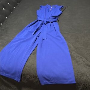 Elegant Blue Women's Jumpsuit
